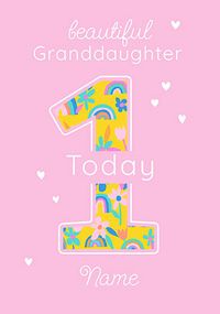 Tap to view Daisy May Granddaughter 1st Birthday Card