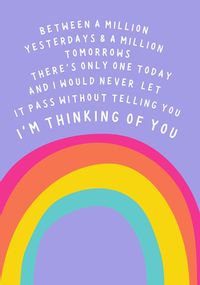 Tap to view Rainbow Thinking of You Card