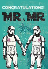 Tap to view Congratulations Mr and Mr Storm Trooper Wedding Card