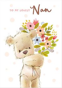 Tap to view Lovely Nan Teddy Mother's Day Card