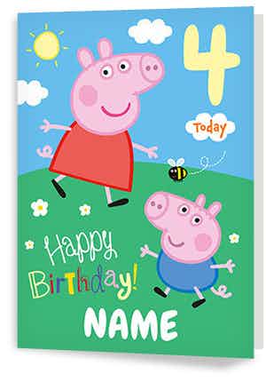 Kids Peppa Pig Cards