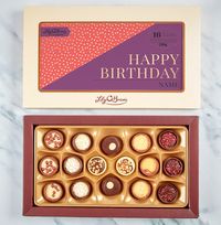 Tap to view Personalised Birthday Chocolates - Box of 16