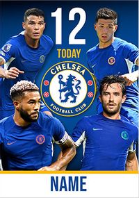 Tap to view Chelsea FC - 12th Birthday Personalised Card