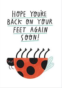 Tap to view Back on Your Feet Get Well Card