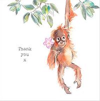 Tap to view Orangutan Baby Thank You Card