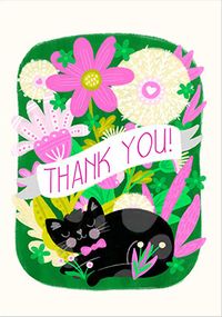 Tap to view Black Cat Thank You Card