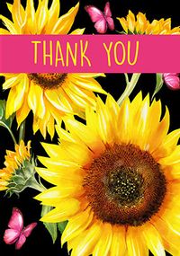 Tap to view Thank You Sunflowers Card