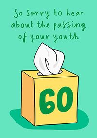Tap to view Passing of Youth 60th Happy Birthday Card