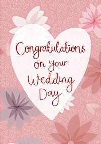 Tap to view Wedding Day Heart Congratulations Card
