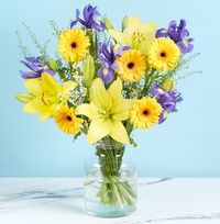 Tap to view Bright & Cheerful Lily Bouquet