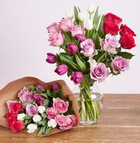 Tap to view Ready to Arrange Rose & Tulip Bouquet