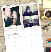 Tap to view Personalised Memories Photo Collage Calendar