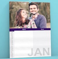 Tap to view Personalised Family Calendar For Two