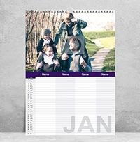 Tap to view Personalised Family Calendar for Four