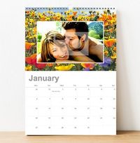 Tap to view Seasonal Background Personalised Photo Calendar