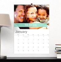 Tap to view Photo & Text Personalised Calendar