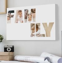Tap to view Multi Photo Family Canvas - Landscape
