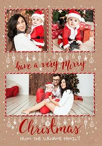 Tap to view A Very Merry Christmas From The Family Photo Card