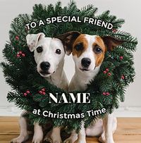 Tap to view Special Friend Personalised Christmas Card