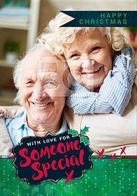 Tap to view Love For Someone Special Photo Christmas Card