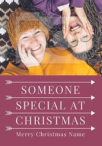 Tap to view To Someone Special at Christmas Photo Card