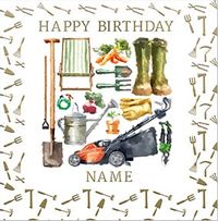 Tap to view Gardening Personalised Birthday Card