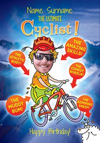 Tap to view The Ultimate - Birthday Card The Ultimate Cyclist