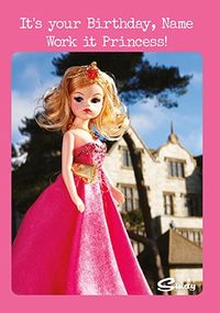 Tap to view Sindy - Birthday Princess Personalised Card