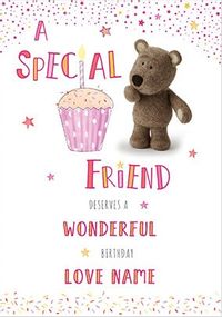 Tap to view Barley Bear Special Friend Personalised Card