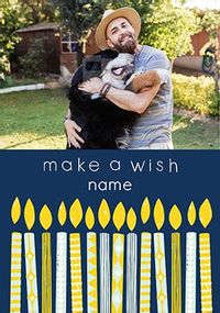 Tap to view Make A Wish Photo Birthday Card