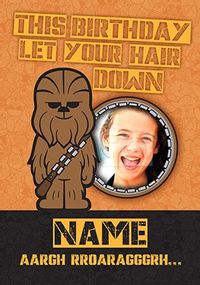 Tap to view Chewbacca Photo Birthday Card