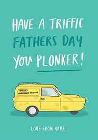 Tap to view Triffic Father's Day personalised Card