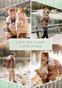 Tap to view Love You Daddy Photo Upload Card
