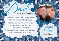 Tap to view Amore - Birthday Card Dad from your Daughter
