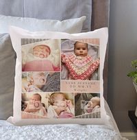 Tap to view Baby Girl Multi Photo Cushion