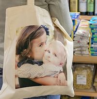 Tap to view Full Photo Upload Tote Bag
