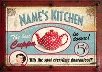 Tap to view Kitchen Bar Sign Poster - Cuppa