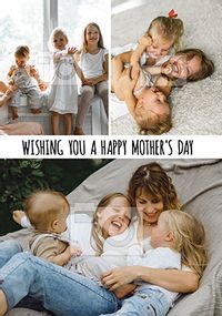 Tap to view Happy Mother's Day Three Photo Card