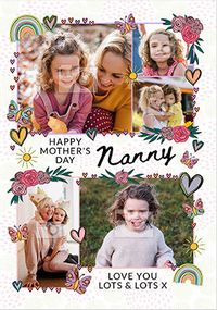 Tap to view Nanny Mother's Day Multi Photo Card