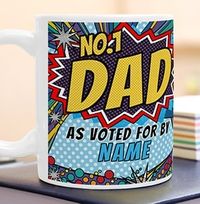 Tap to view No.1 Dad Personalised Photo Mug