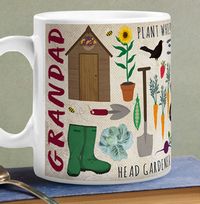 Tap to view Grandad The Garden King Personalised Mug