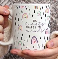 Tap to view Big Hearts Thank You Teacher Personalised Mug