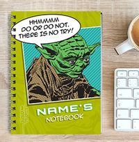 Tap to view Yoda Personalised Notebook - Star Wars