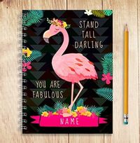 Tap to view Fabulous Flamingo Personalised Notebook