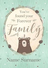 Tap to view Your Forever Family Boy's Personalised Card