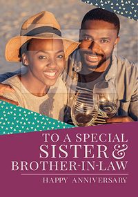 Tap to view Special Sister & Brother-in-Law Anniversary photo Card
