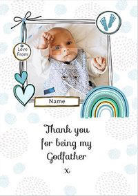 Tap to view Thank You for Being my Godfather Photo Card