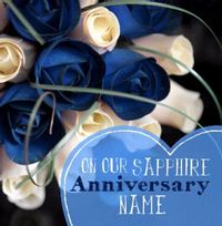 Tap to view Sapphire 45th Anniversary Card - Heart Strings