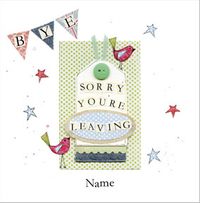 Tap to view Britannia Sorry you're Leaving Card