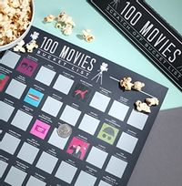 Tap to view 100 Movies Bucket List Scratch Poster